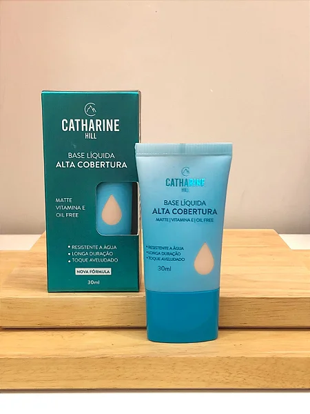 Base Líquida Alta Cobertura Catharine Hill 30ml Matte Oil Free
