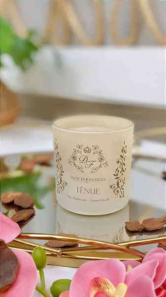Vela Perfumada Tênue Premium – Vidro Nude 150g